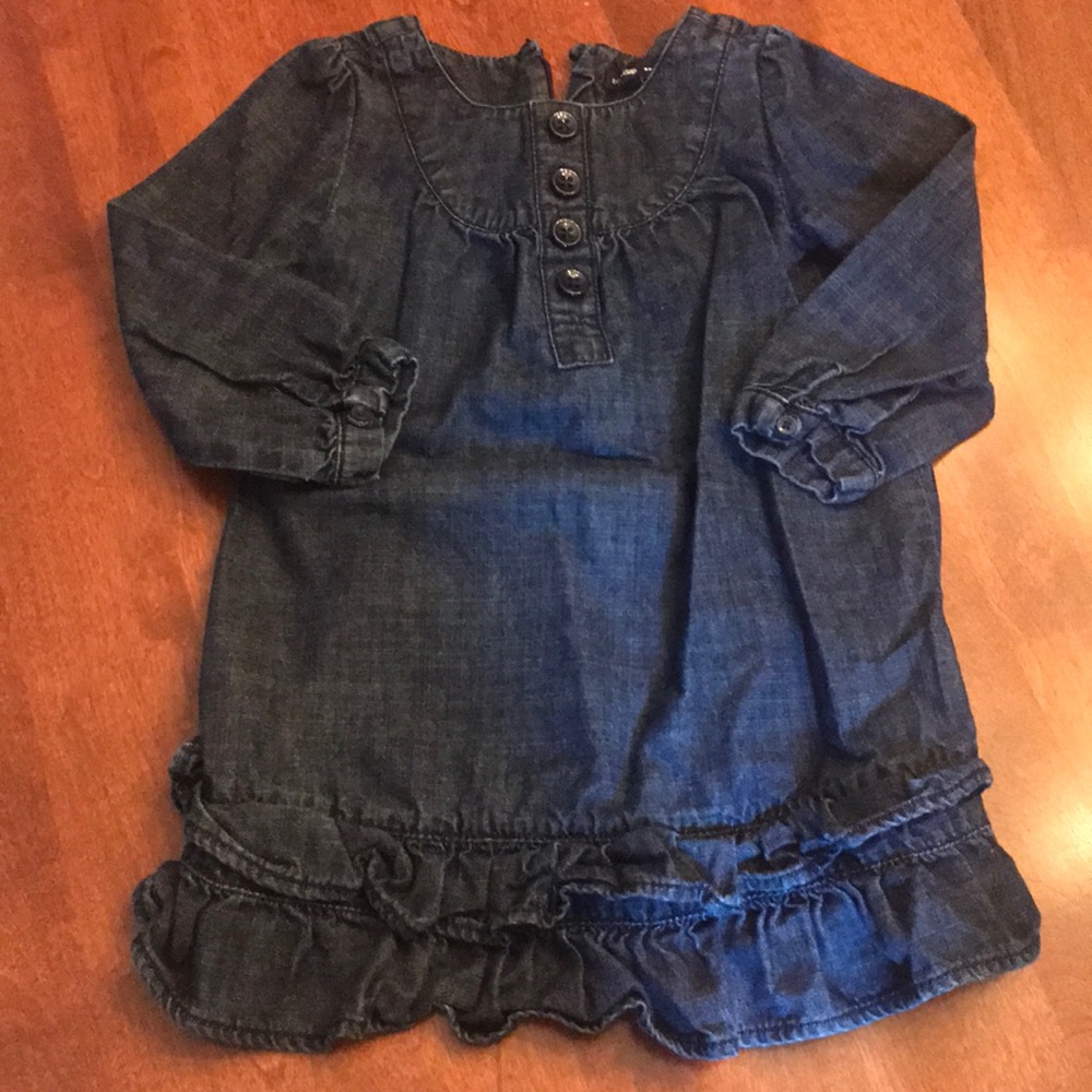 Baby Gap long sleeve denim dress